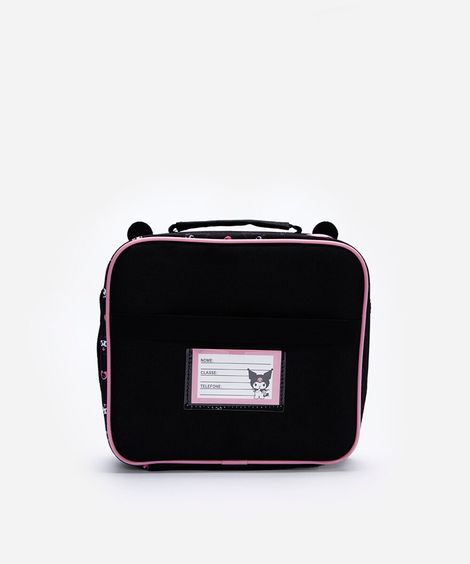 lancheira infantil kuromi preta