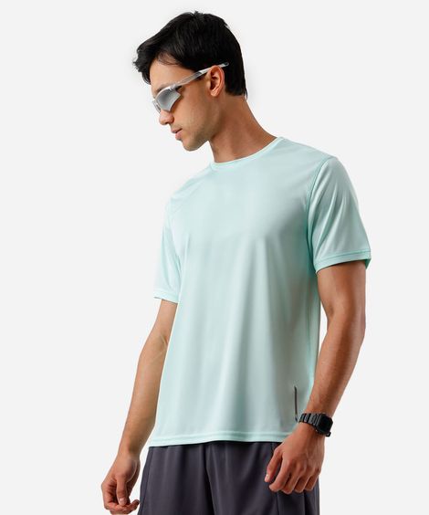 camiseta masculina quadriculada esportiva verde