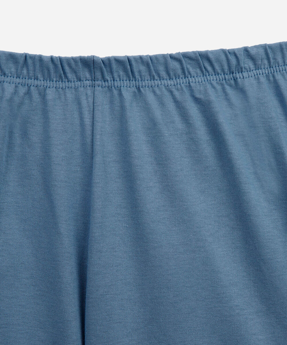 pijama infantil em malha de algodão bob esponja azul