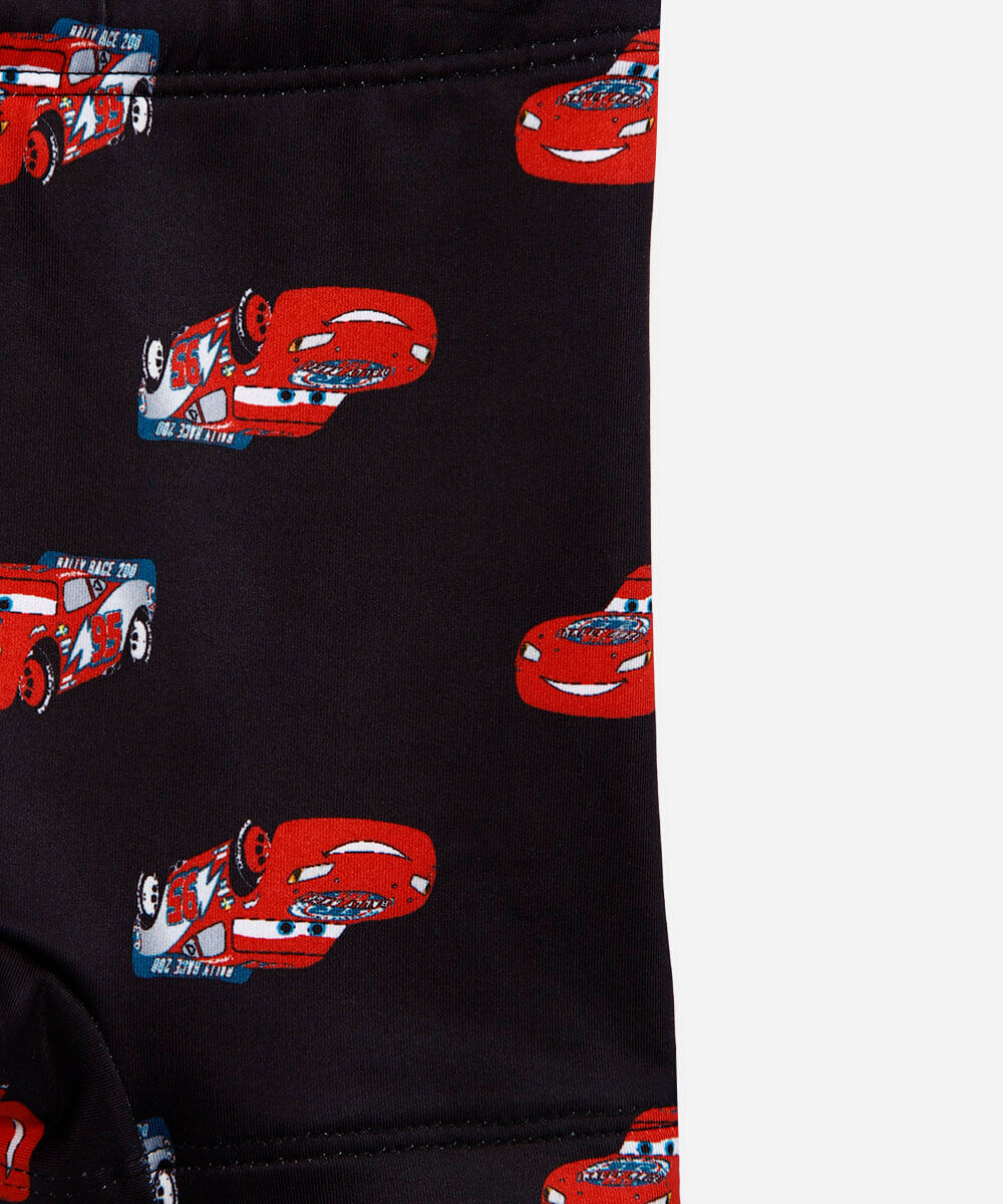 conjunto infantil praia relâmpago macqueen vermelho