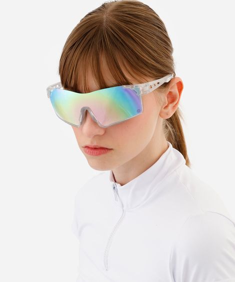 óculos de sol esportivo unissex transparente