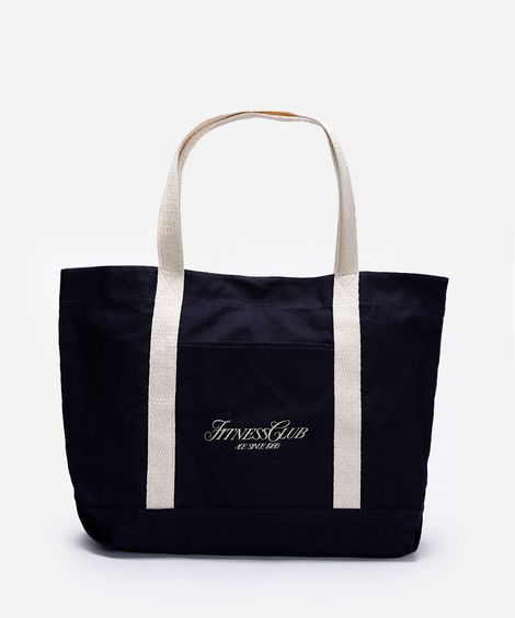 bolsa tote unissex vintage esportiva ace off white