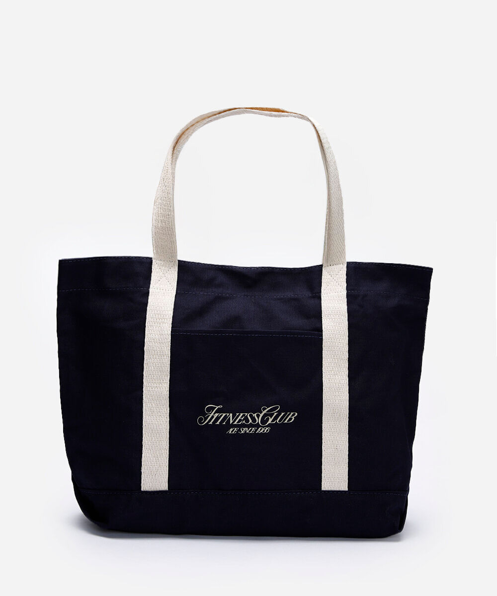 bolsa tote unissex vintage esportiva off white