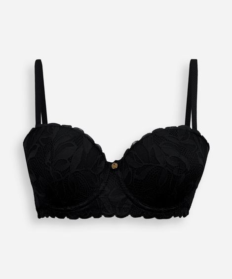 kit de 2 sutiãs meia taça de renda colorido