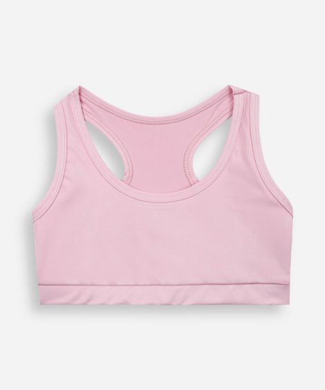 top nadador infantil esportivo rosa