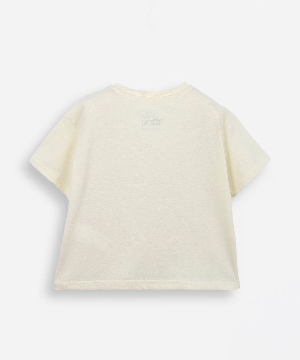 camiseta infantil bob esponja amarela