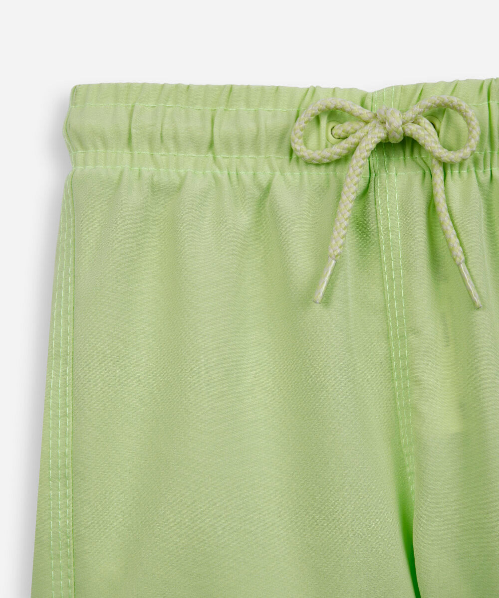 boardshort infantil com bolso verde