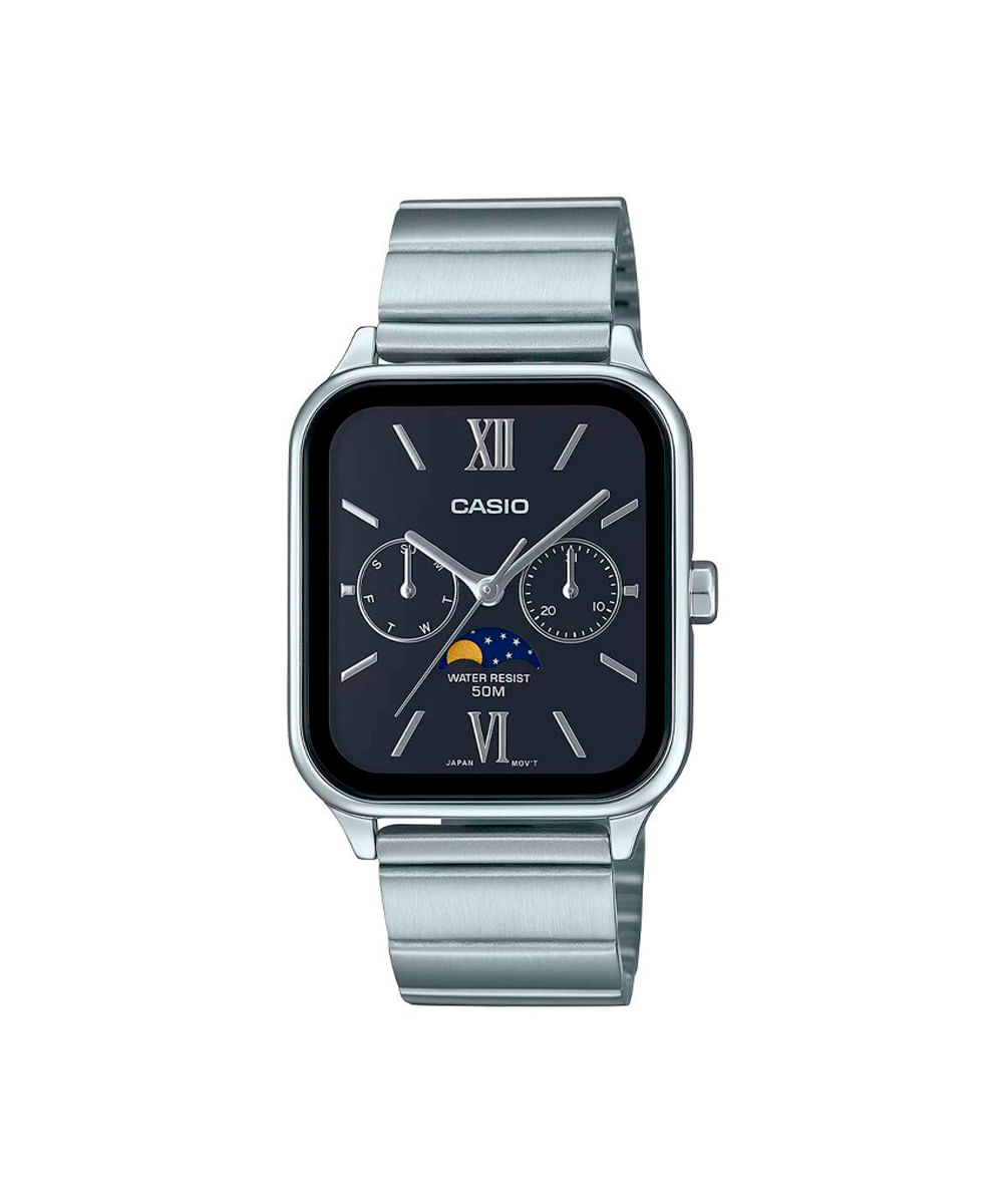 relógio masculino casio analógico mtp m305d 1a2vdf prateado