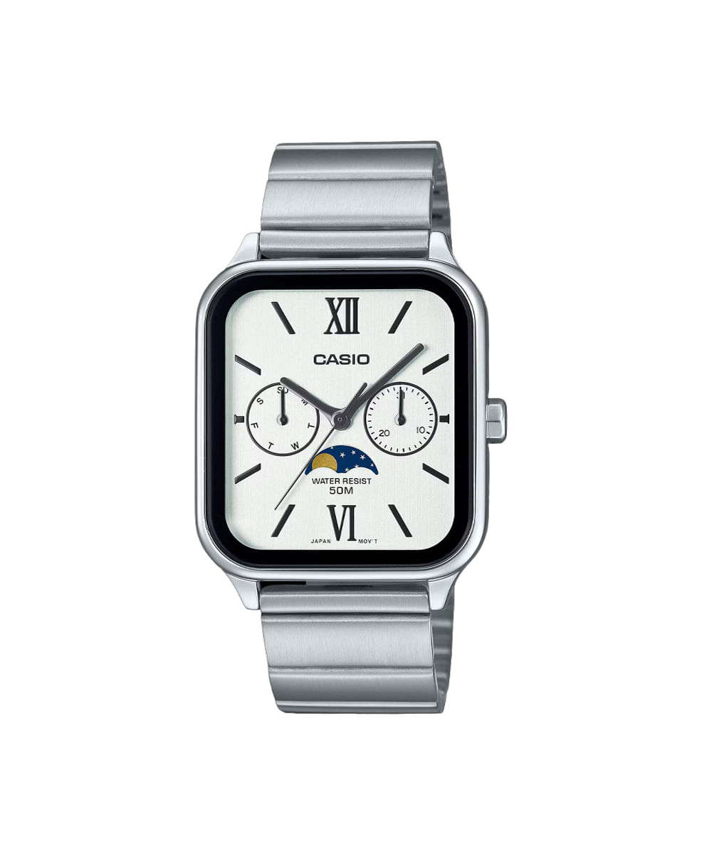 relógio masculino casio analógico mtp m305d 7a2vdf prateado