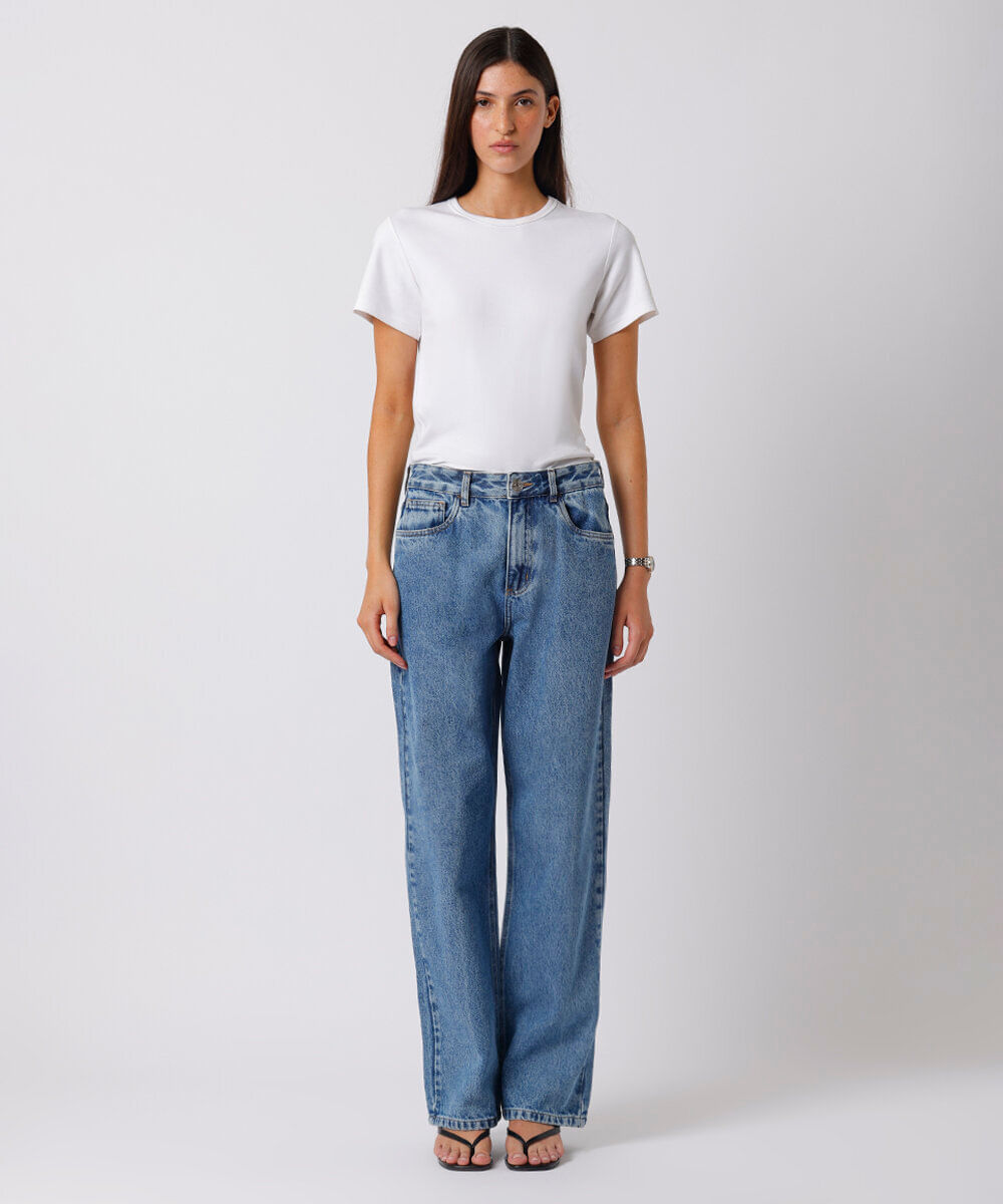 camiseta baby tee feminina de algodão peruano mindset branca