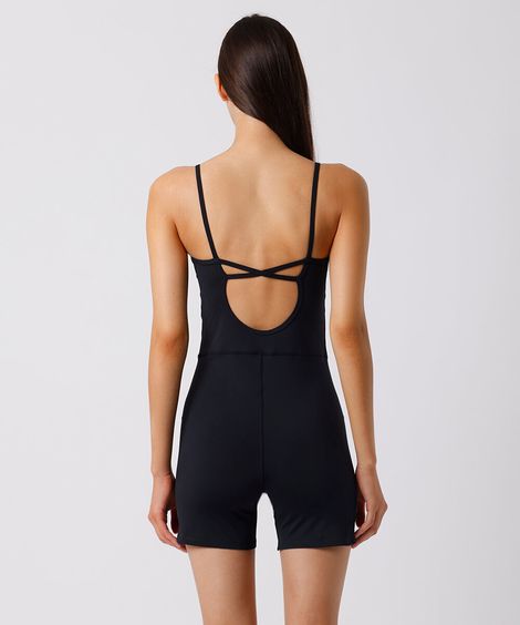 macaquinho curto feminino mindset sport preto