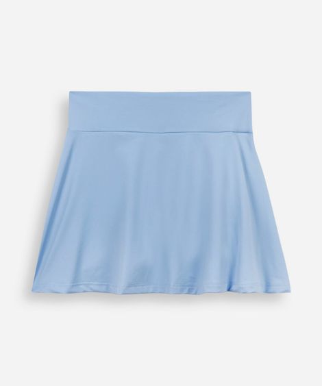 short saia infantil esportivo azul