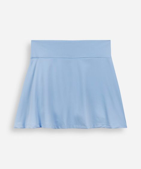 short saia infantil esportivo azul