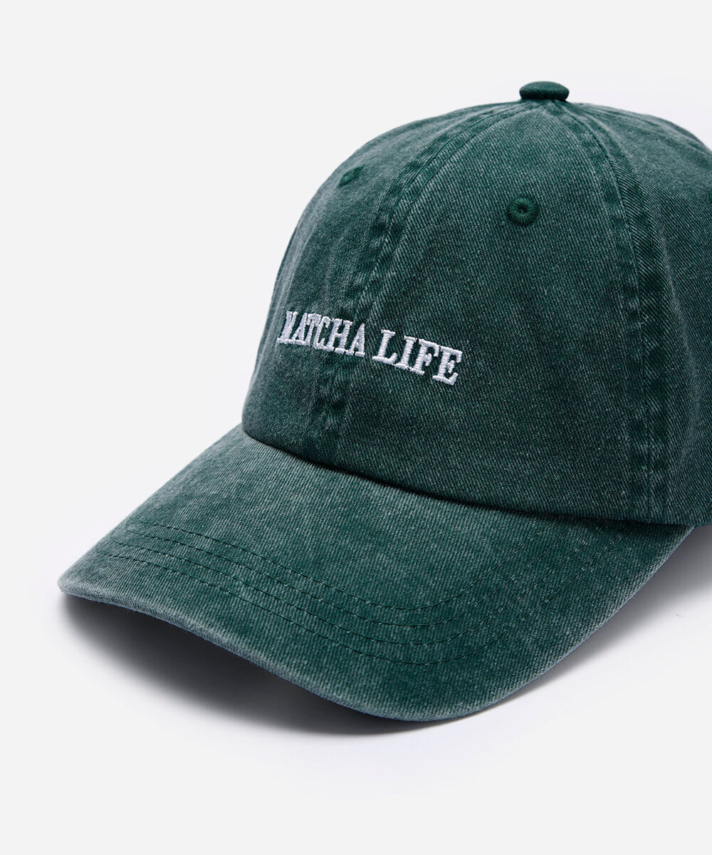 boné feminino aba curva matcha life verde