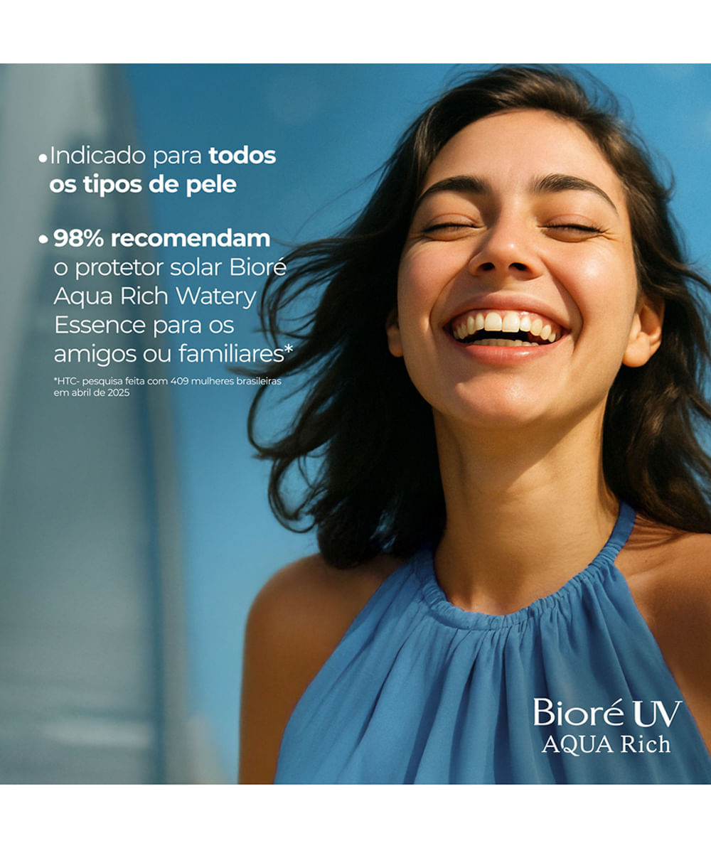 protetor solar facial bioré uv aqua rich watery essence 50g