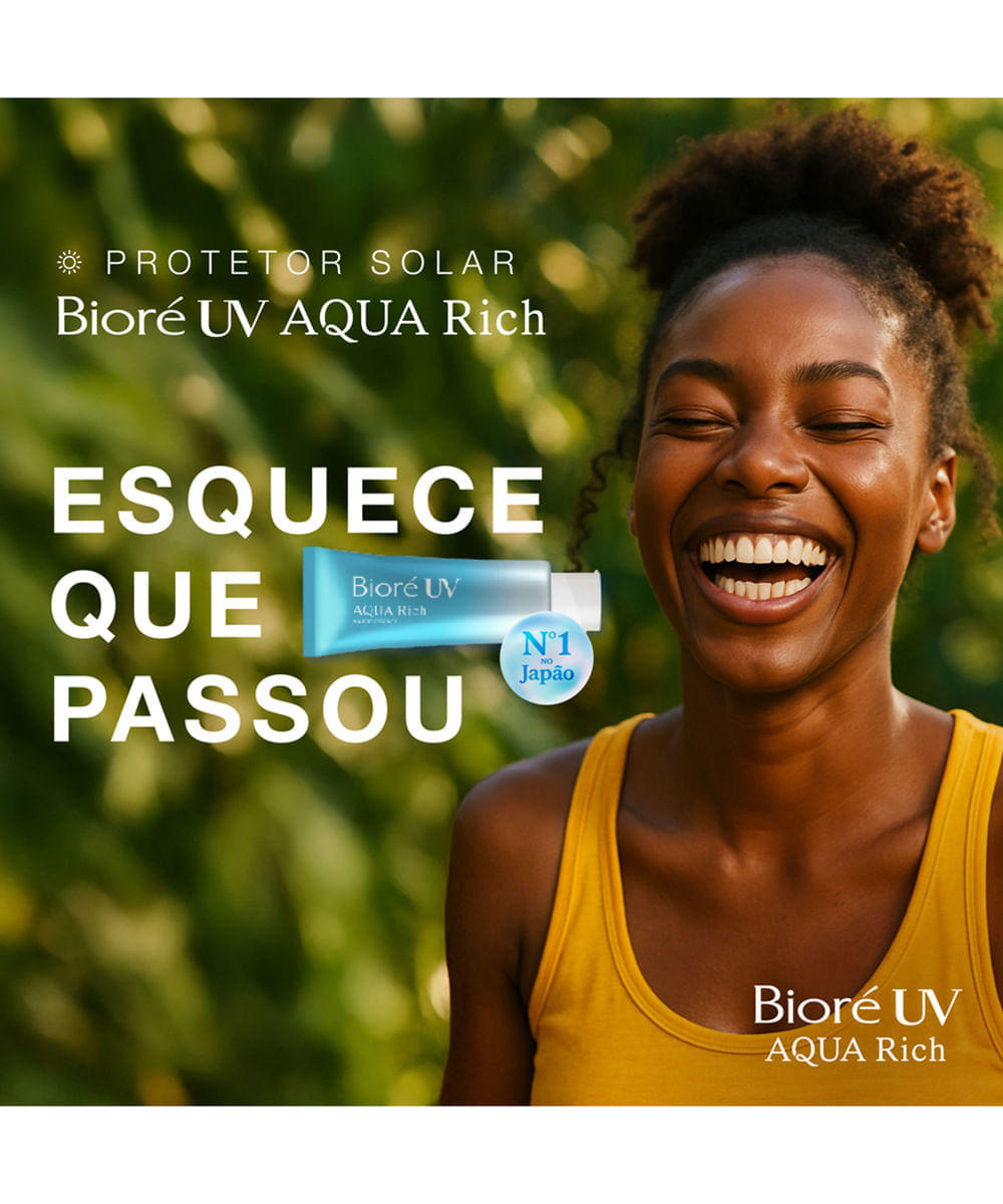 protetor solar facial bioré uv aqua rich watery essence 50g