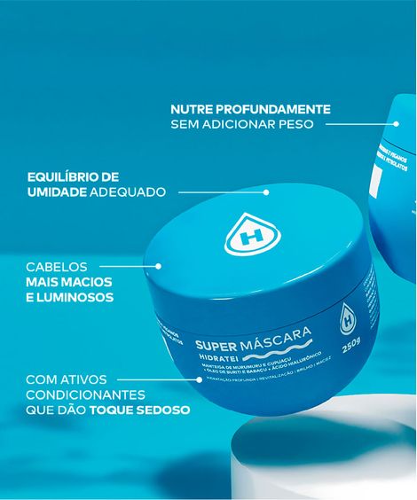 máscara capilar hidratei nutrição 250g