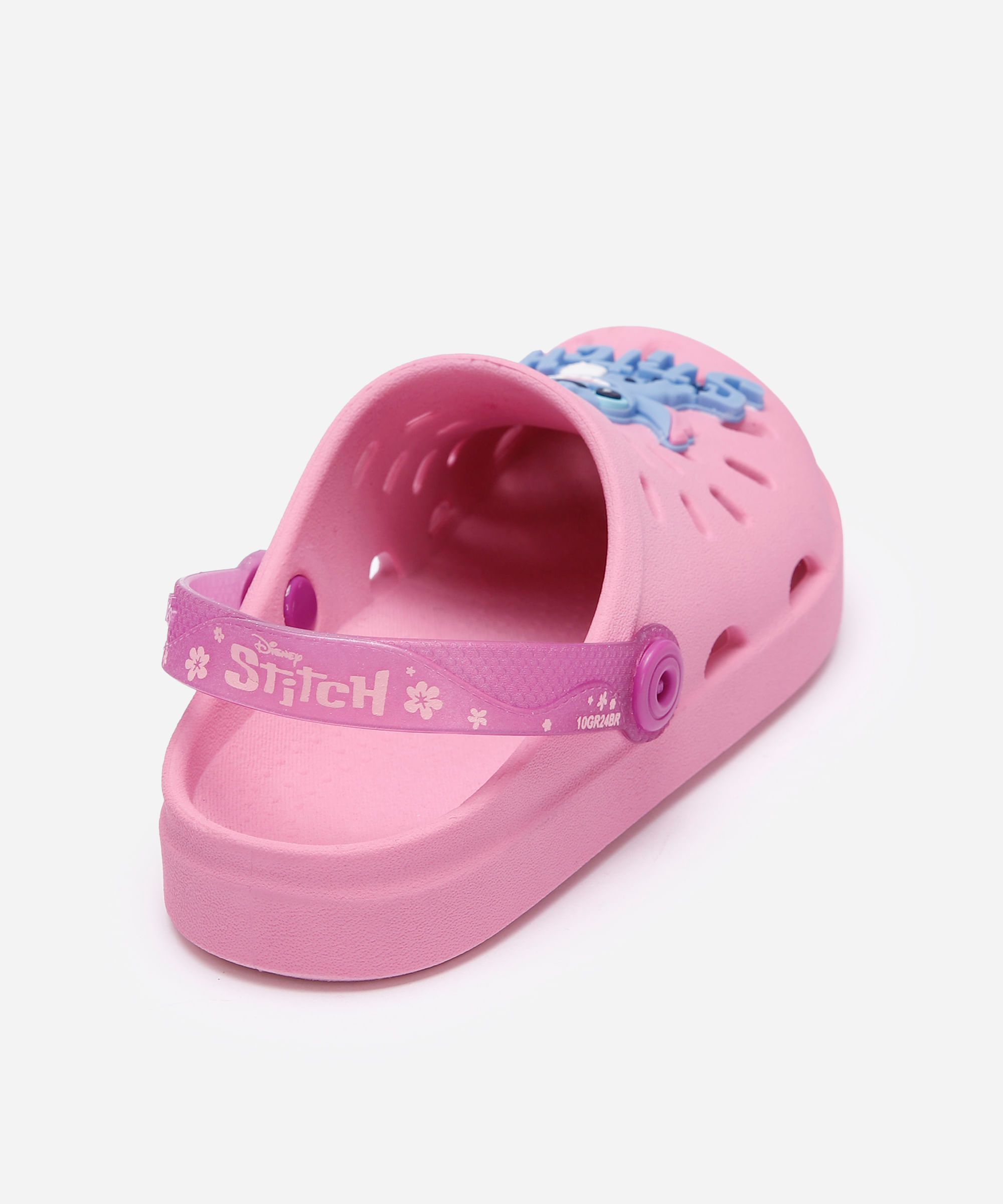babuche infantil stitch rosa