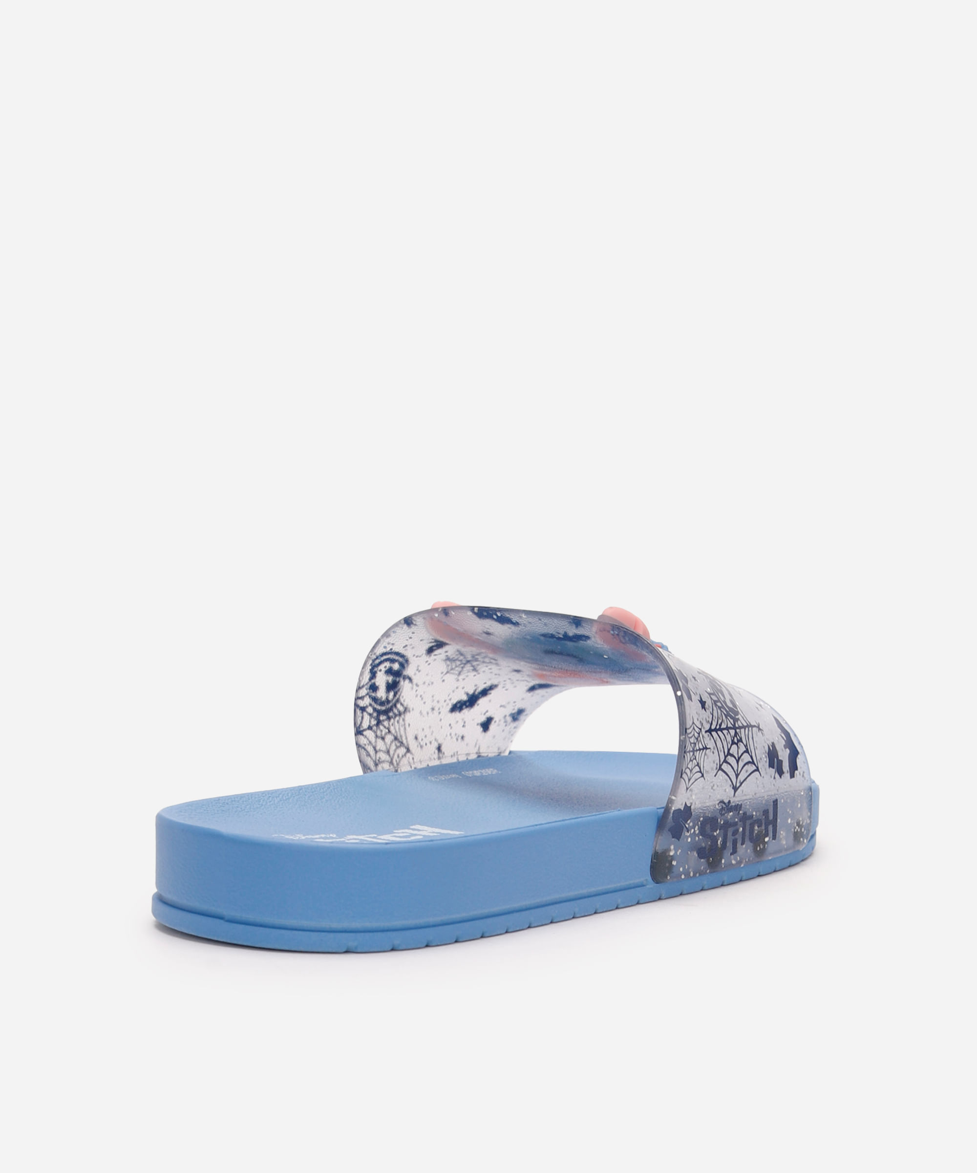 chinelo slide ipanema stitch listrado azul