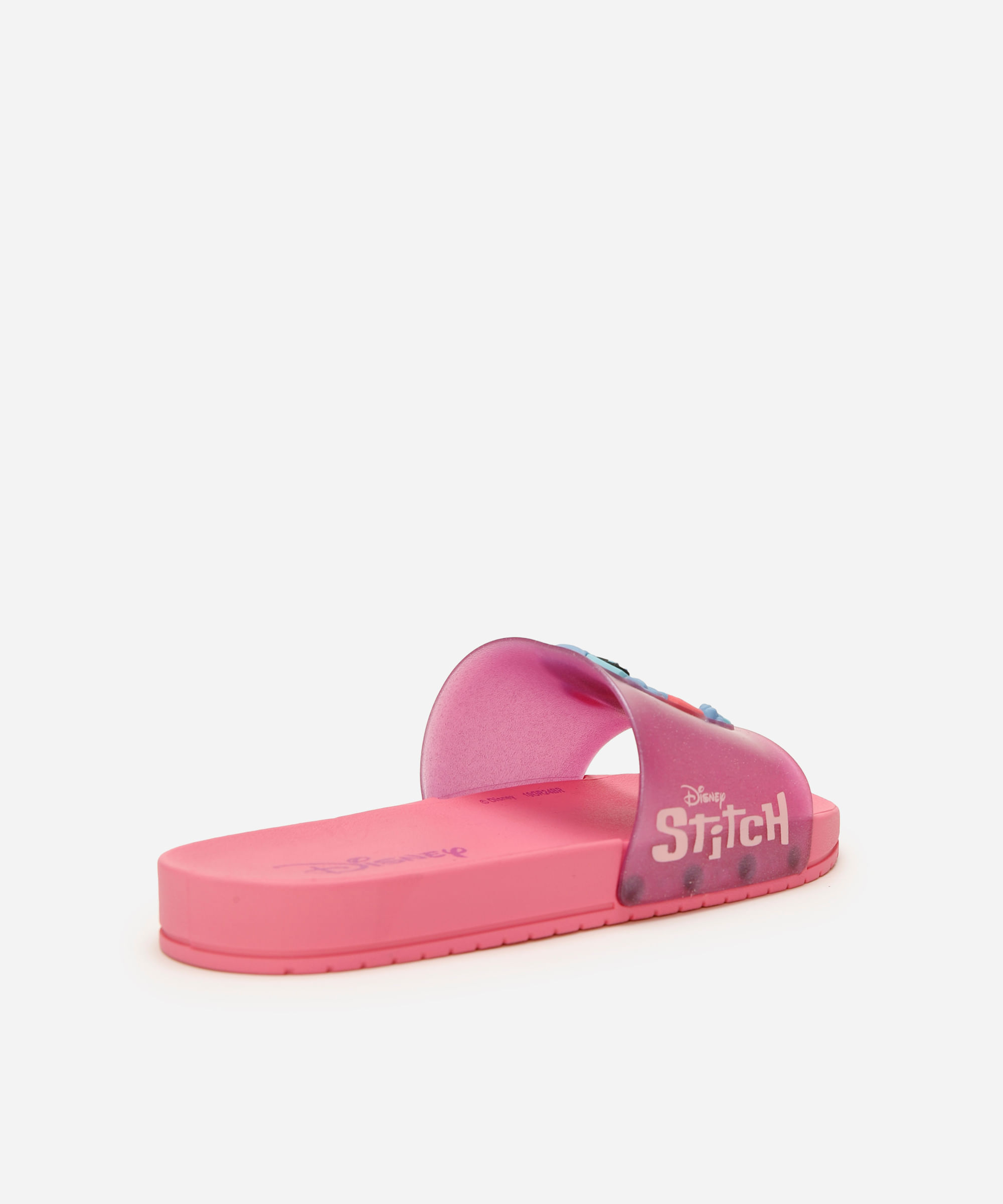 chinelo slide infantil stitch rosa