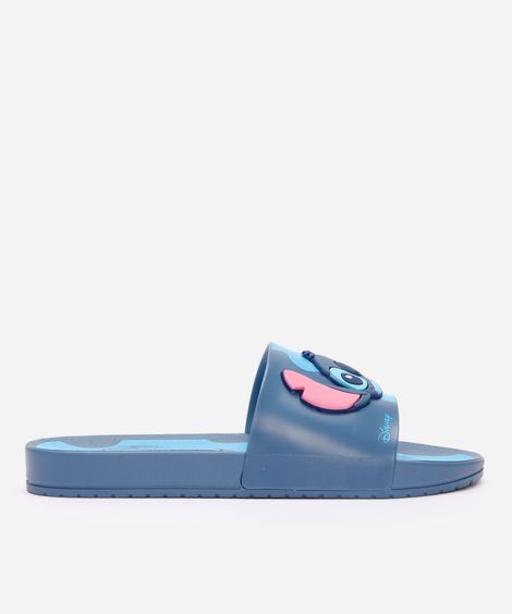 chinelo slide infantil azul