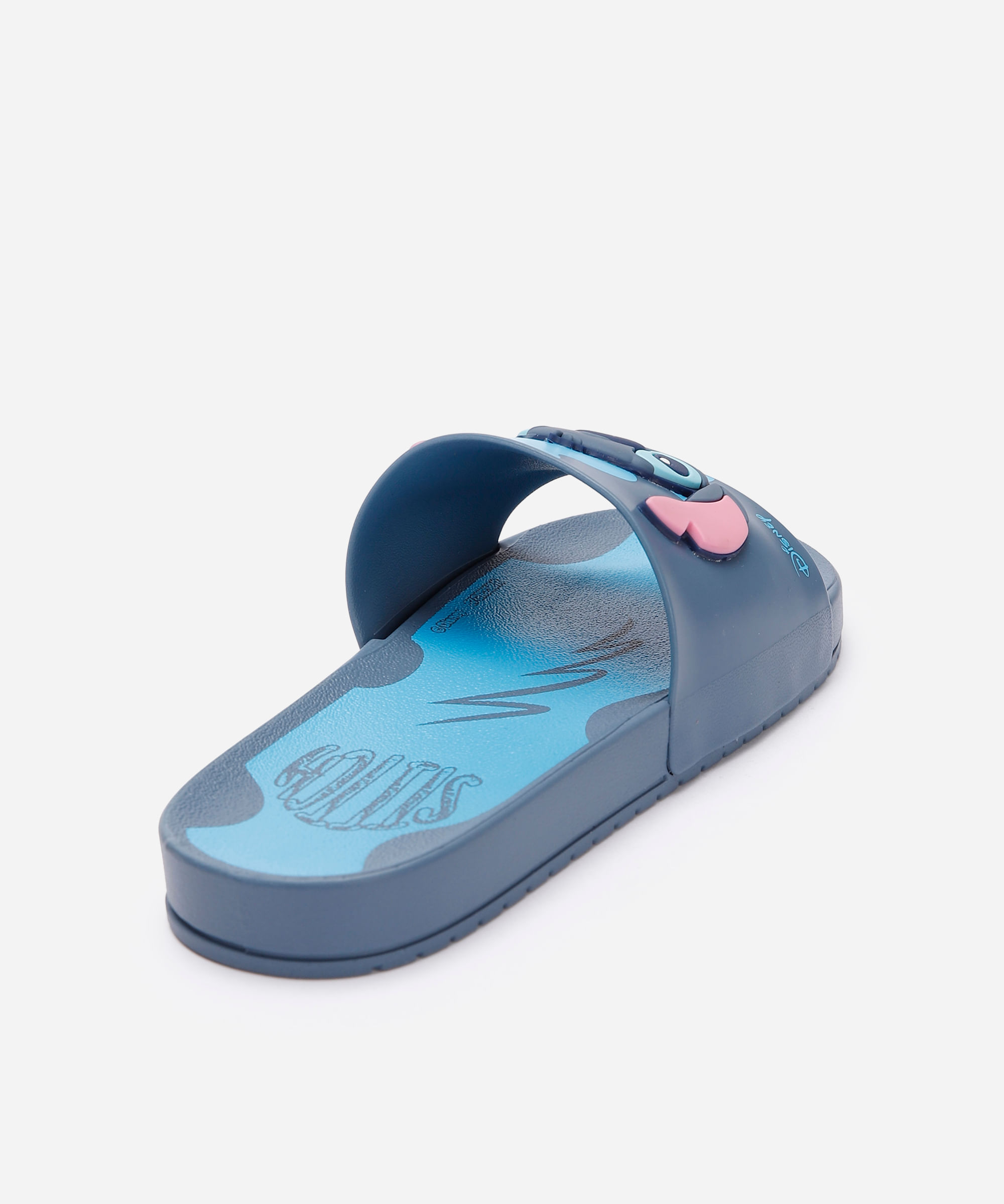 chinelo slide infantil azul