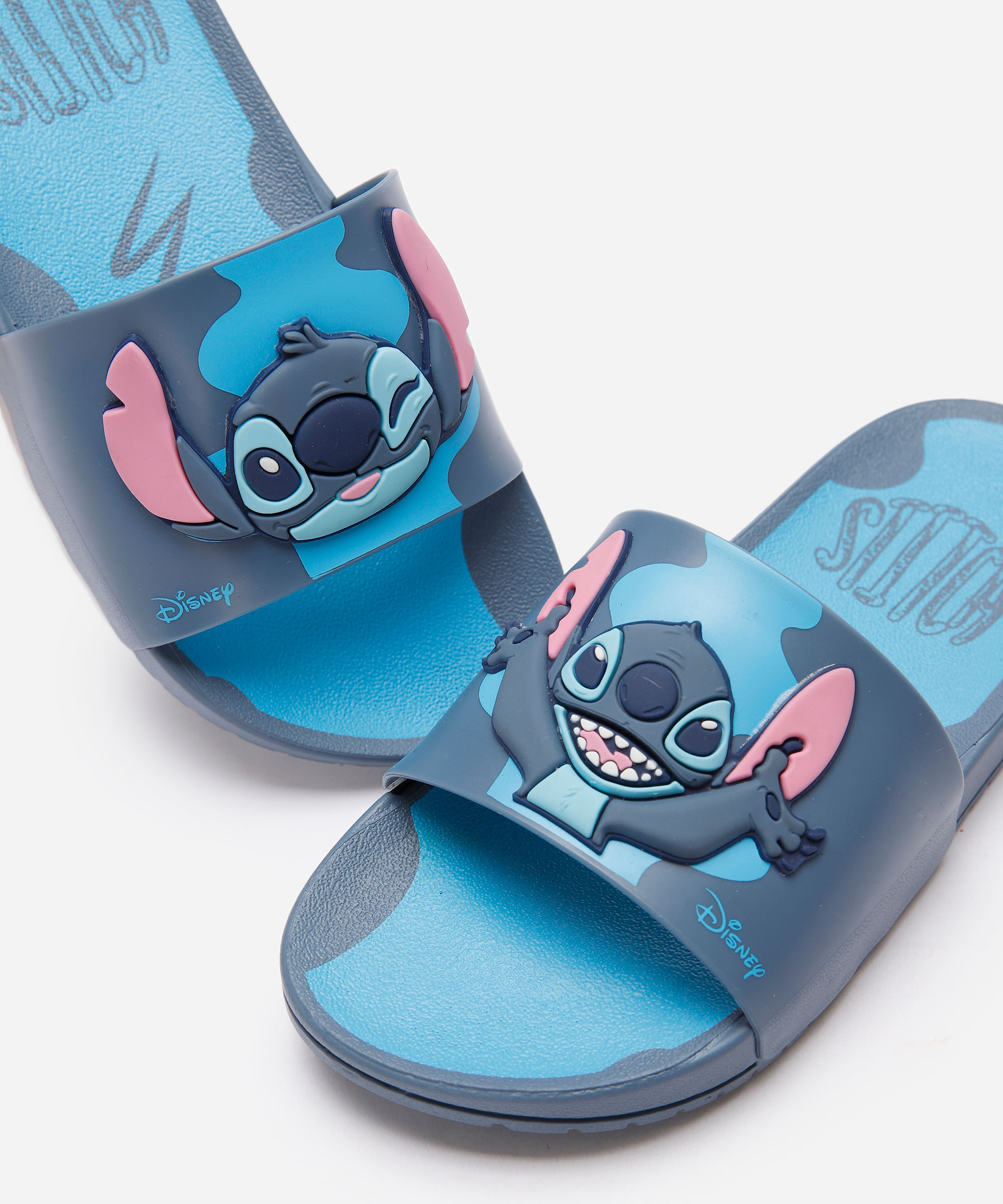 chinelo slide infantil azul