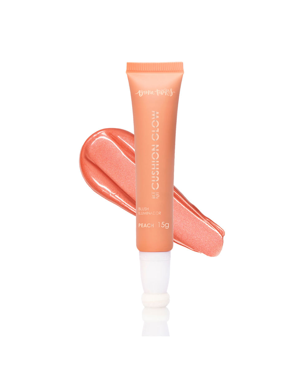 blush iluminador bruna tavares cushion glow peach