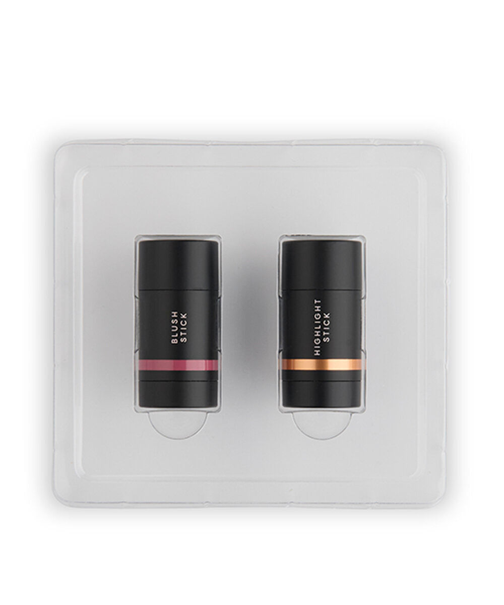 kit océane gift set mini blush e iluminador highlight stick