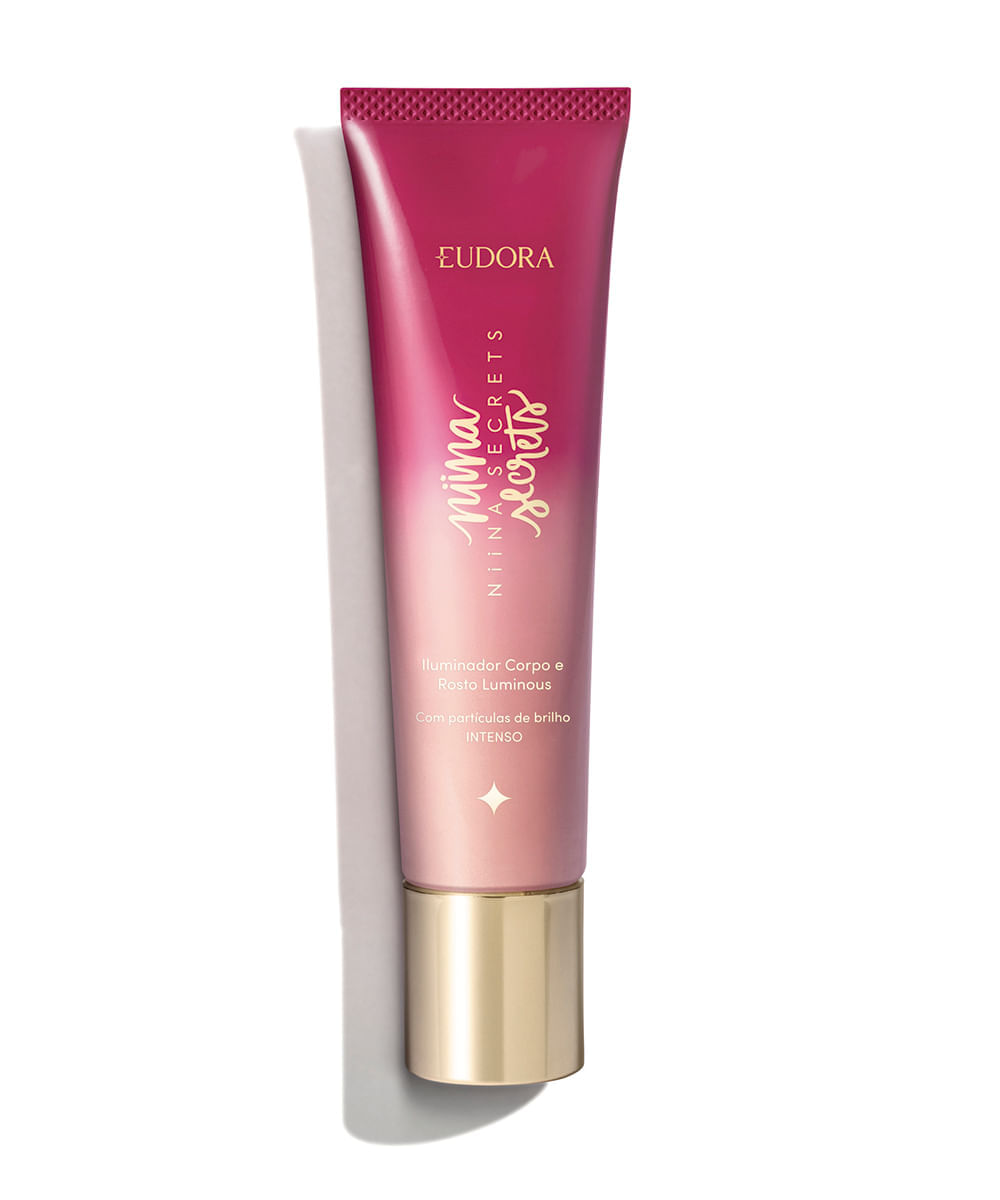 niina secrets iluminador corpo e rosto luminous 60ml dourado