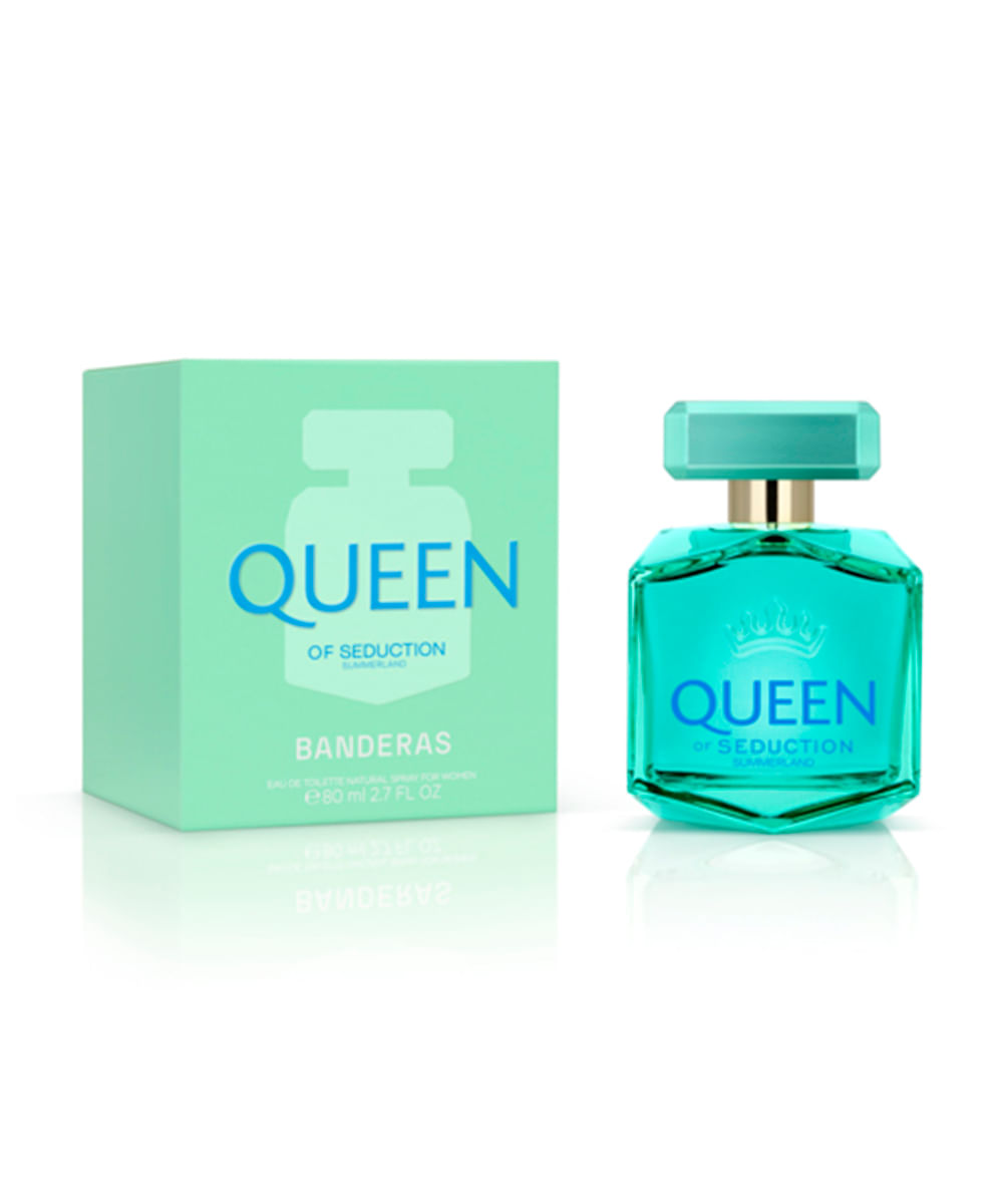 perfume feminino banderas queen of seduction summerland eau de toilette 80ml