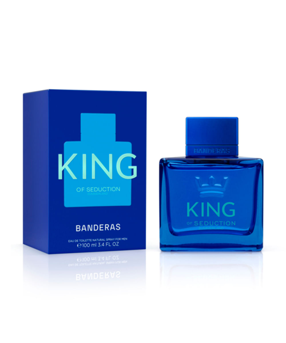 perfume masculino banderas king of seduction summerland eau de toilette 100ml