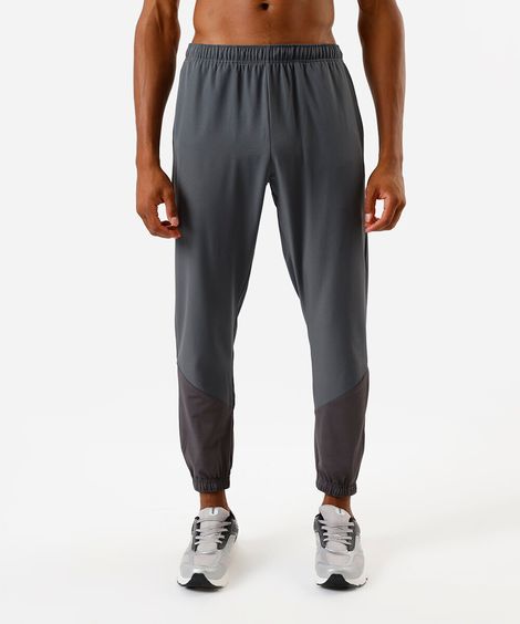 calça jogger esportiva cinza
