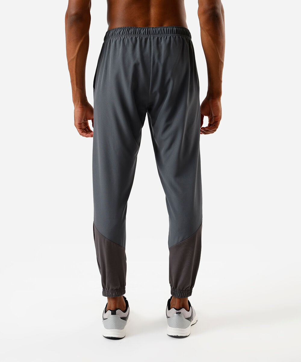 calça jogger esportiva cinza