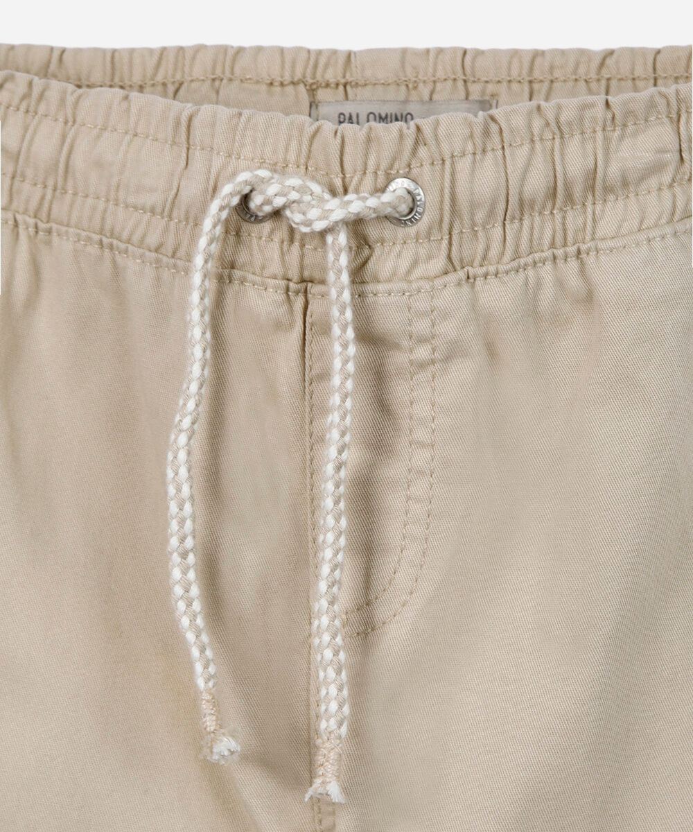 calça infantil jogger bege