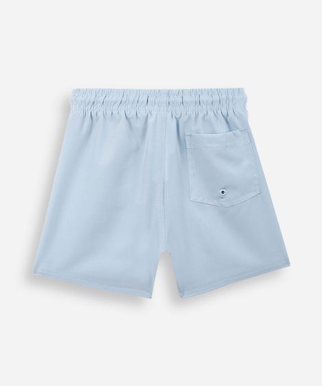 boardshort infantil com bolso azul