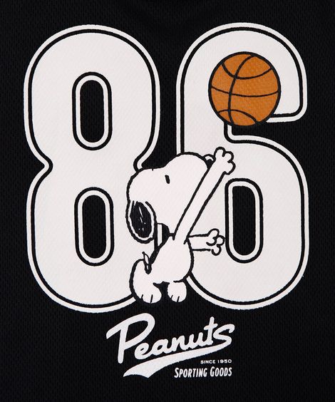 conjunto infantil esportivo snoopy preto