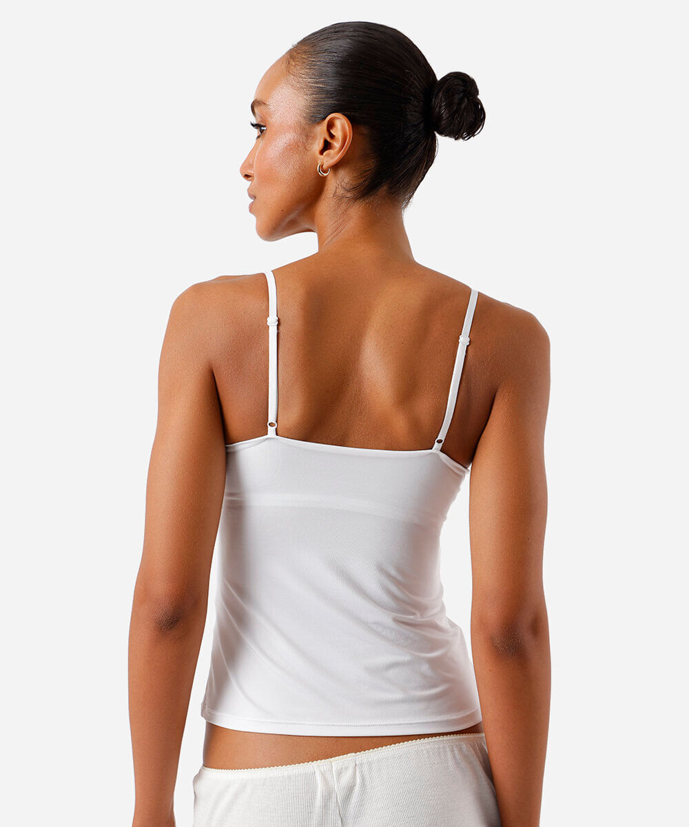 regata básica feminina com bojo off white