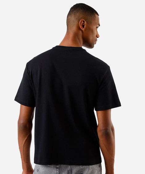 camiseta masculina relaxed fit stranger things preto