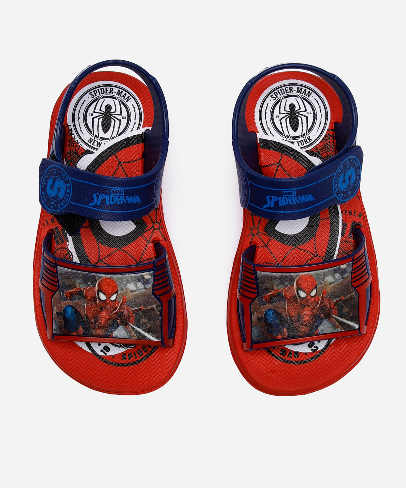 sandália infantil grendene homem aranha vermelha