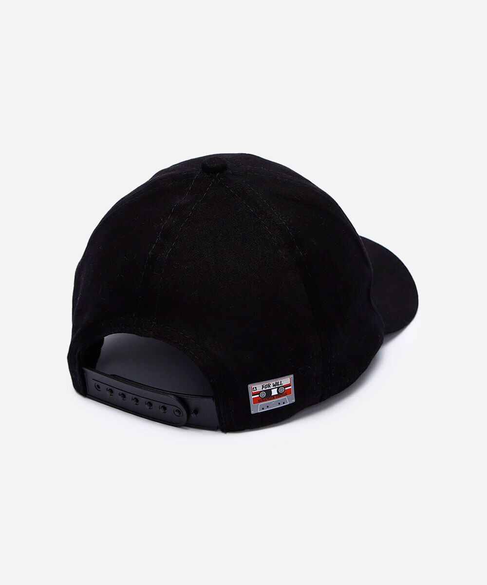 boné infantil aba curva stranger things preto