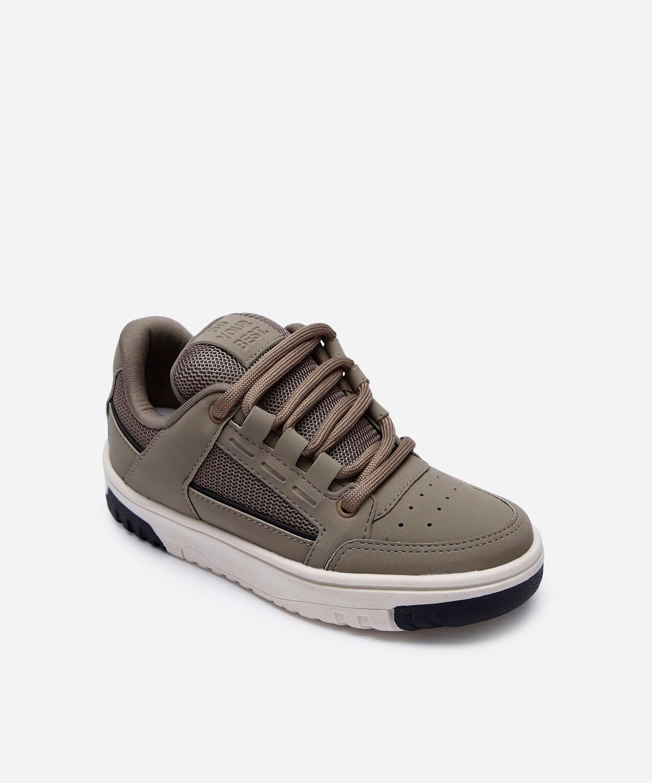 tenis infantil cano baixo casual cinza