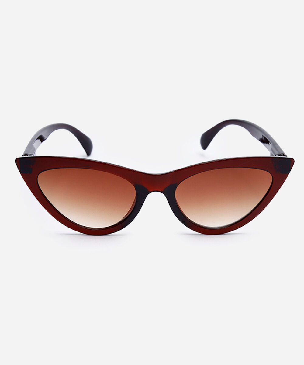 óculos de sol gatinho triton feminino marrom