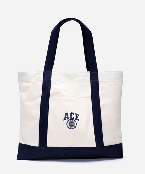 bolsa feminina vintage ace off white