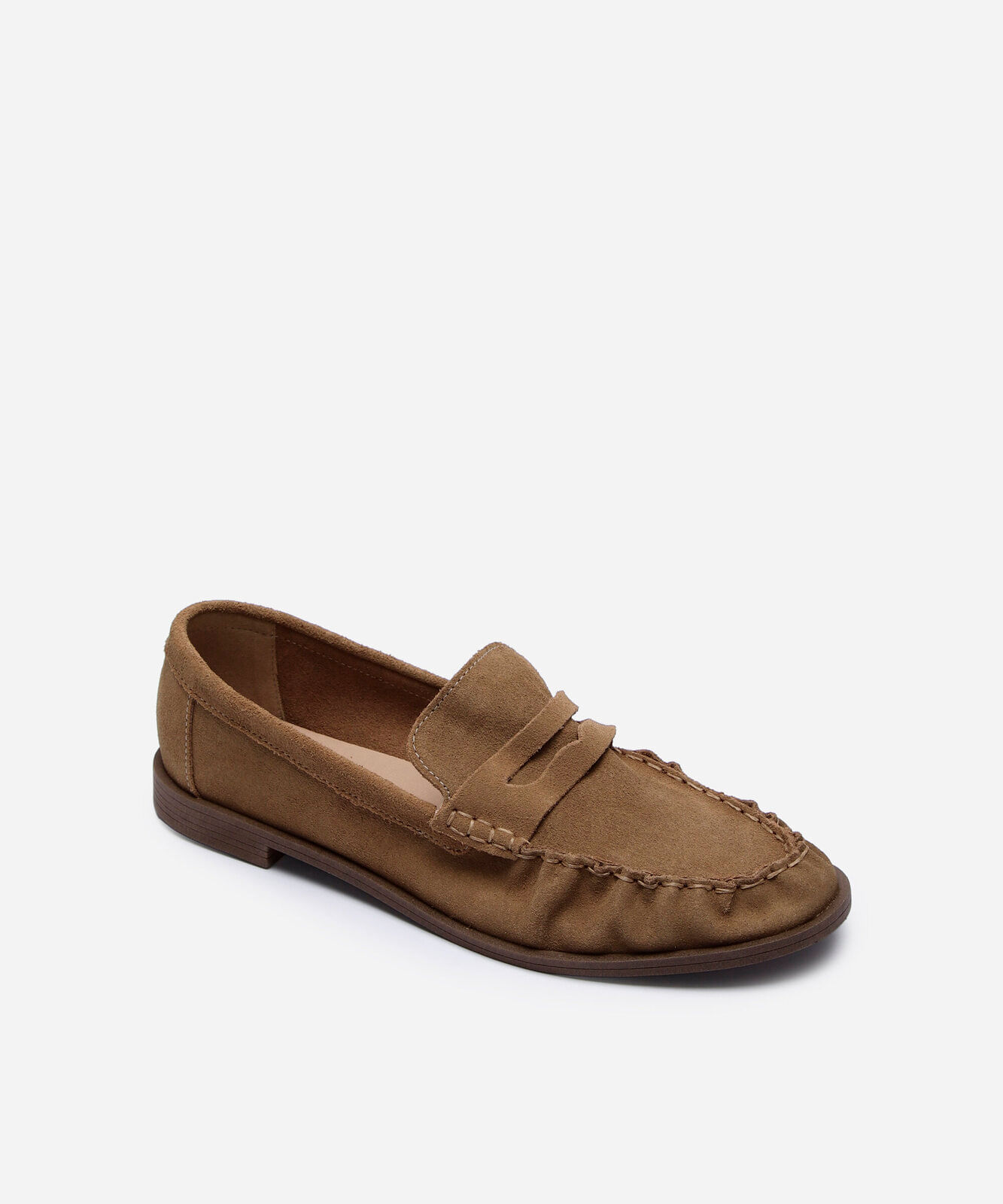 mocassim de camurça oneself bege