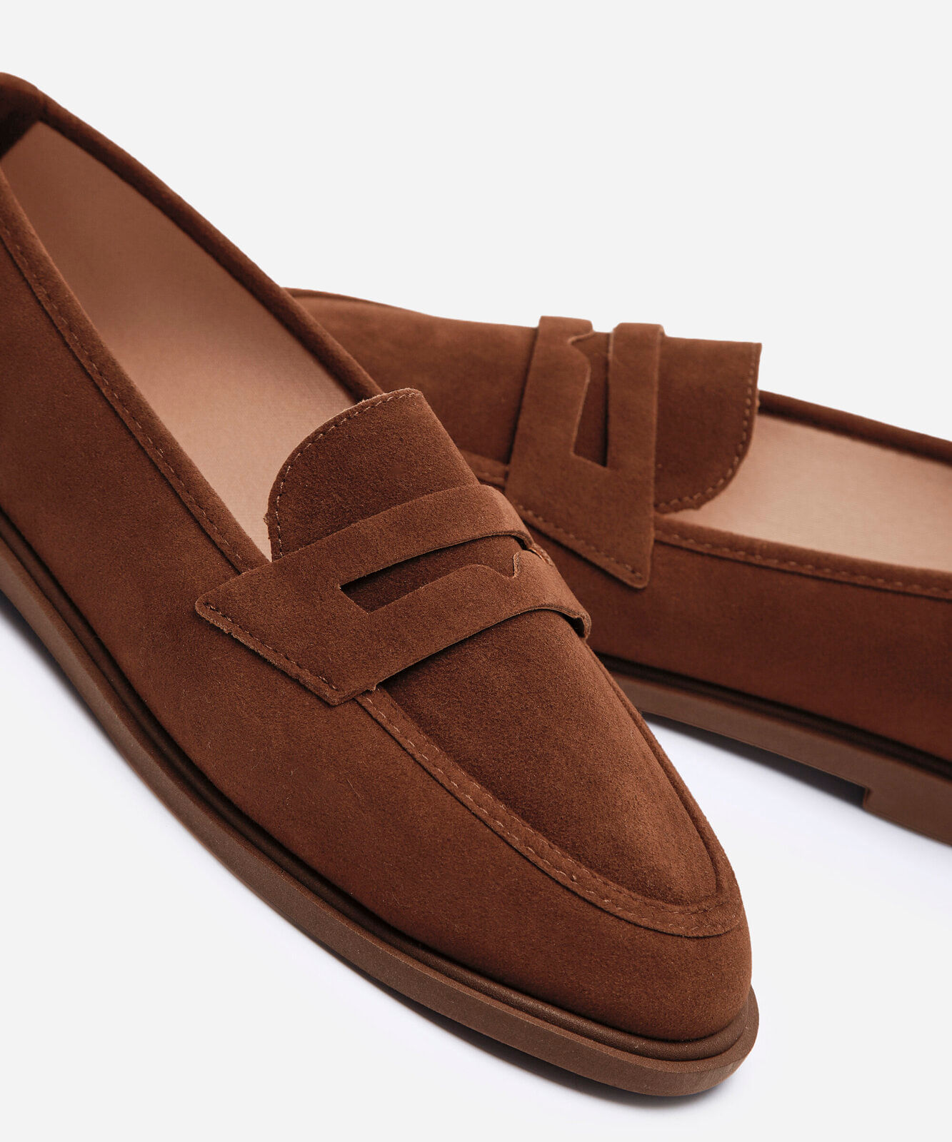 mocassim texturizado oneself marrom