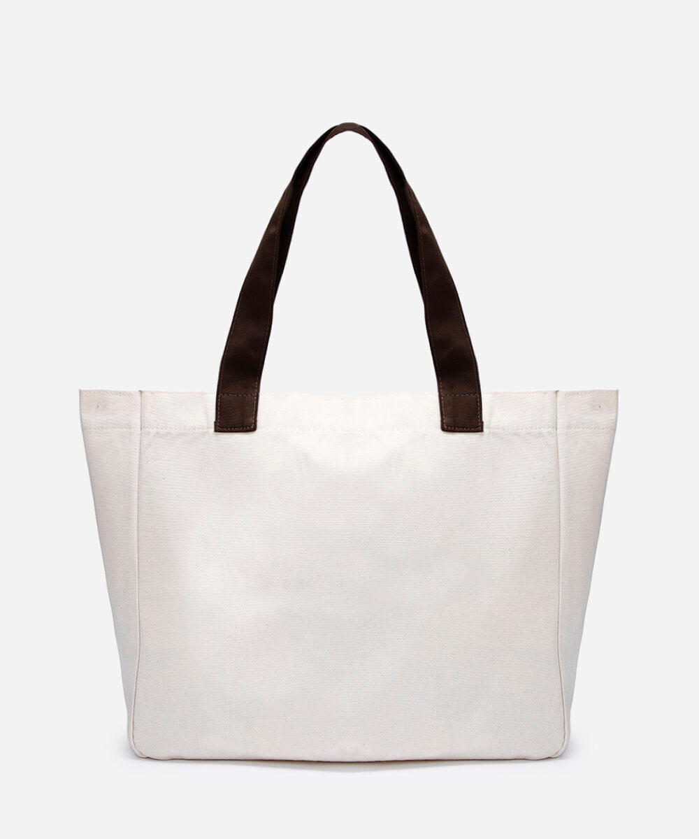 bolsa tote feminino carry on off white