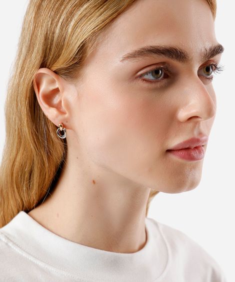 kit de 3 brincos minimals colorido