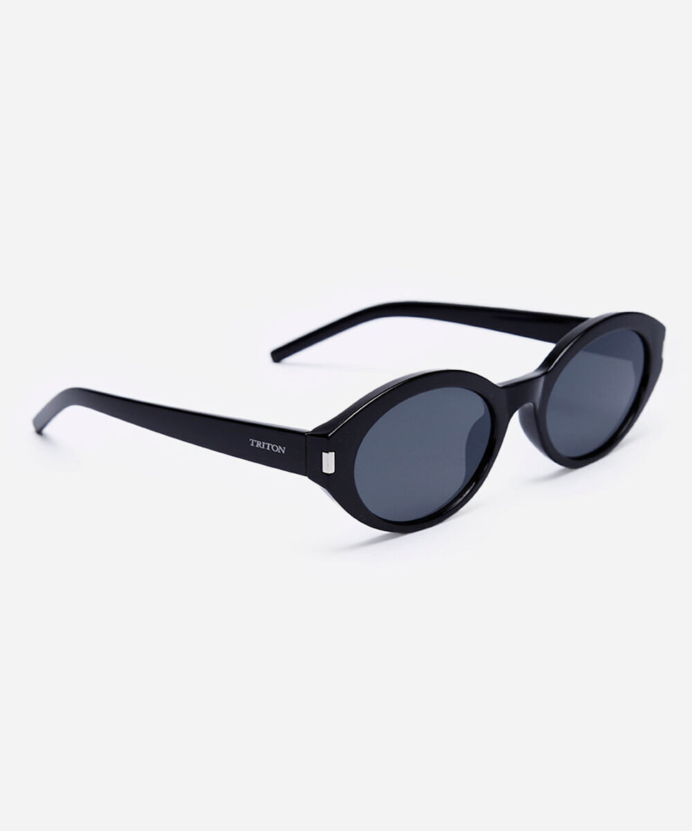 óculos de sol oval triton preto