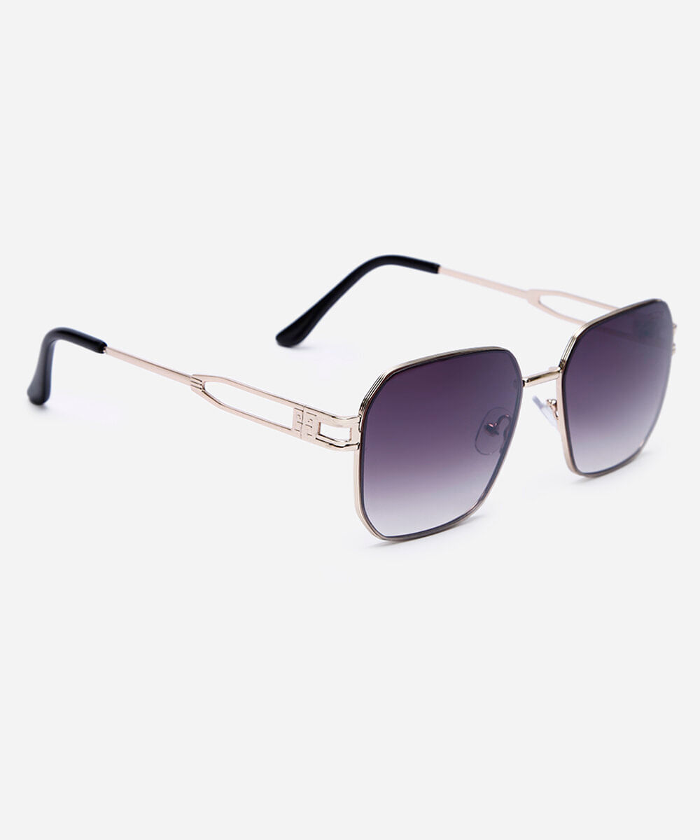 óculos de sol quadrado triton dourado